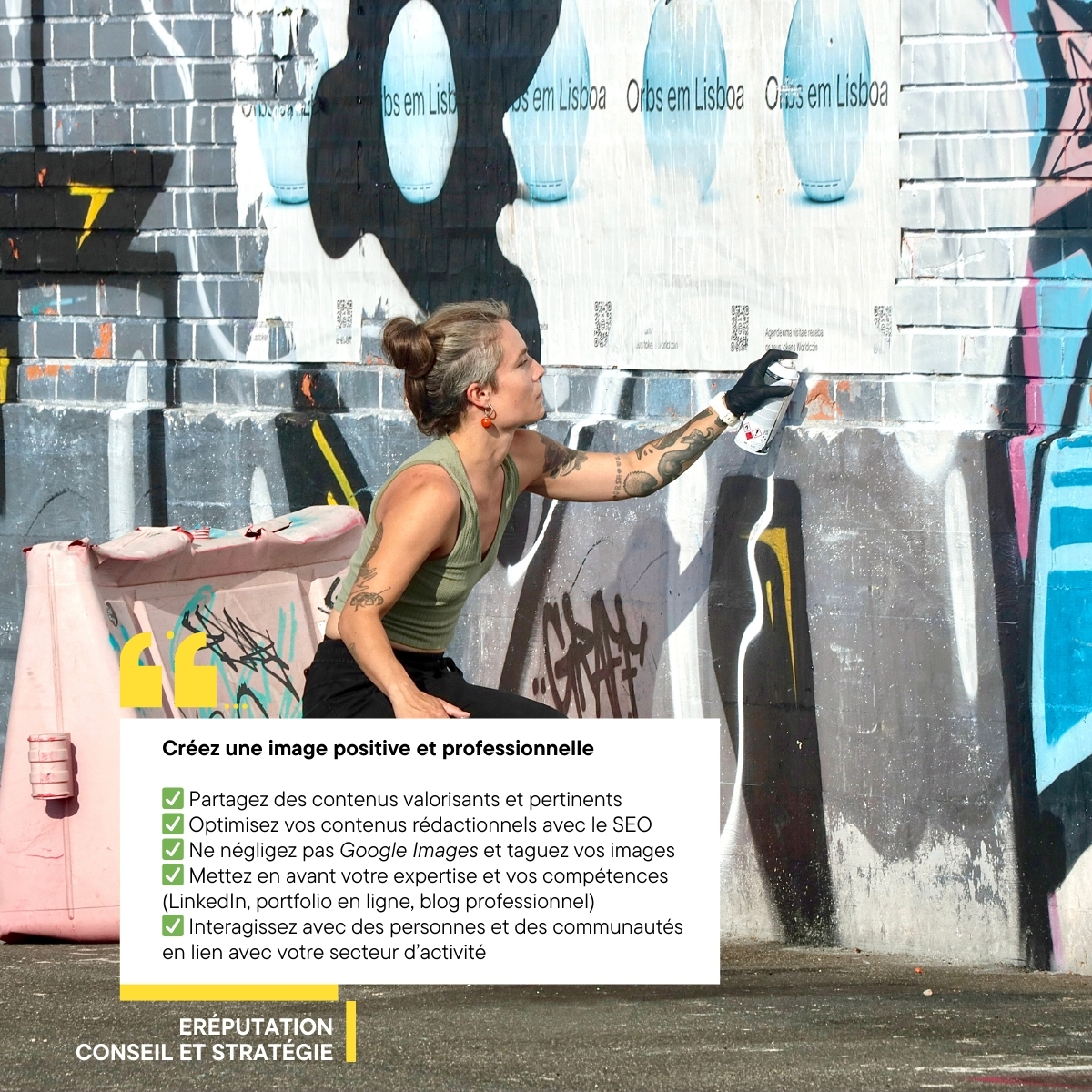 Créez une image positive et professionnelle